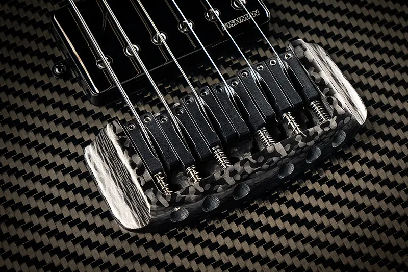 Virtuo carbon fiber bridge emerald guitars