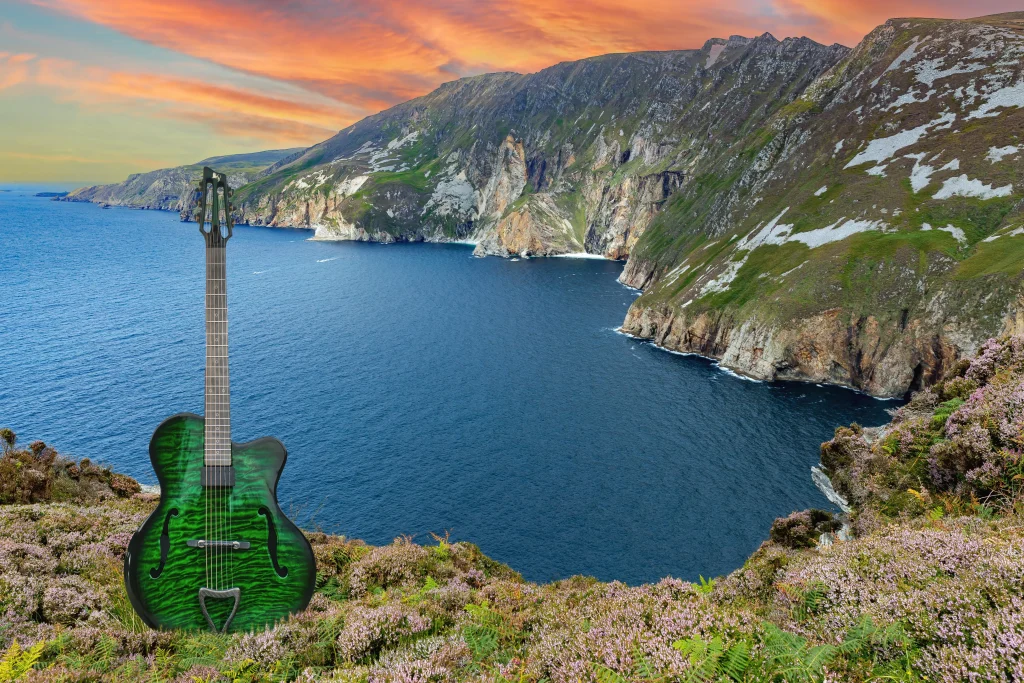 slieve league emerald guitars music tour kestrel carbon fiber