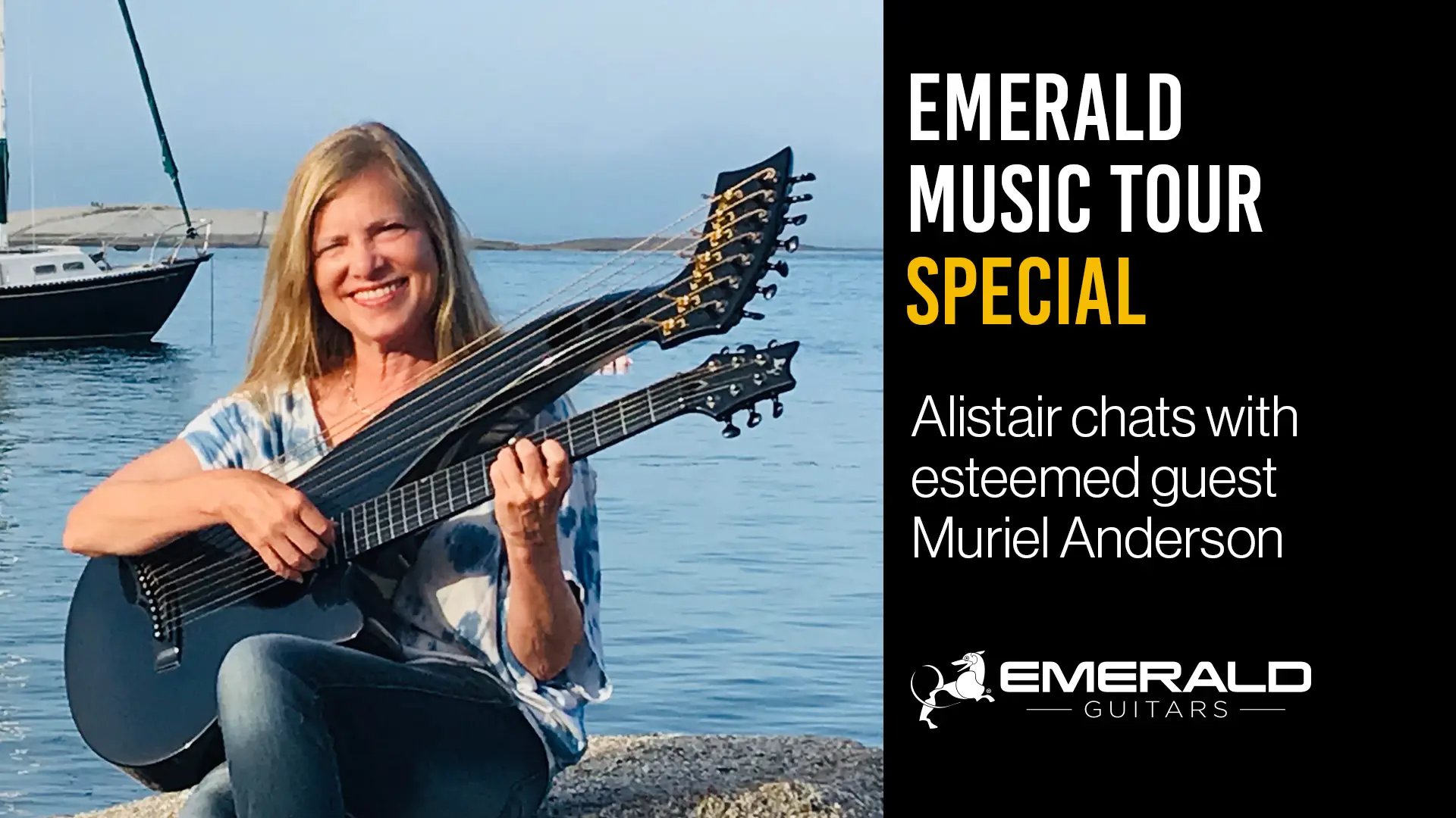 Muriel Anderson harp guitarist emerald guitars tour