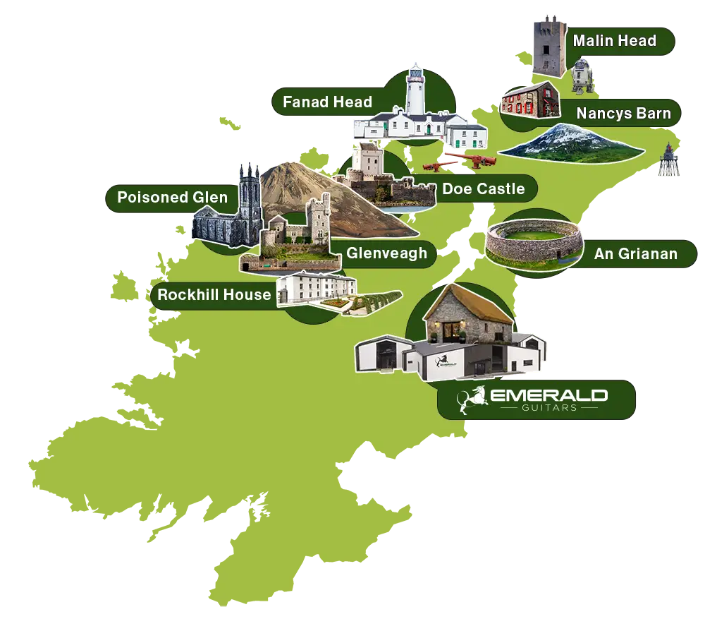 Emerald guitars May 2026 Tour - highlight places to go