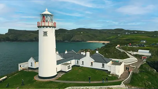 emerald guitars music tour at fanad lighthouse